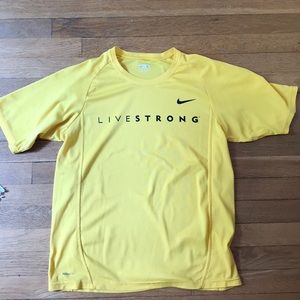 Nike Dri-Fit textured Livestrong t-shirt